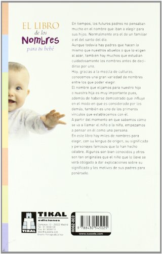 Libro De Los Nombres Para Tu Bebe, El (El Mundo Del Niño)