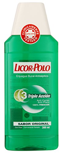 Licor Del Polo Triple Action Washmouth 300 ml