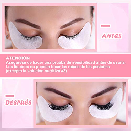 Lictin Kit de Permanente de Pestañas-Lifting Pestañas con Herramientas Completas Kit Lifting Pestañas Lash Lift Kit Eyelash Perming Kit para Salón Duradero y Natural，Duradero y Natural