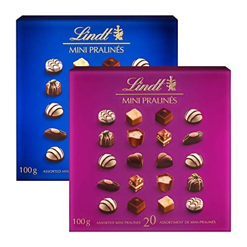 Lindt Mini Pralines Caja de Bombones Surtidos, 100g