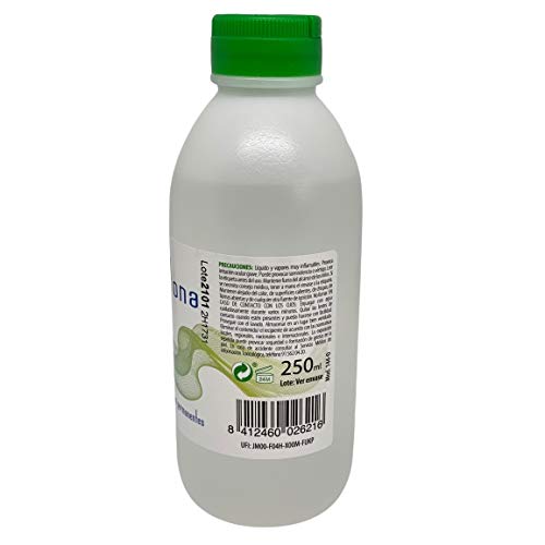 Linsa Quita Esmaltes - Acetona Pura para Retirar Esmaltes Semipermanentes, Barnices, Geles, y Pegamento de Uñas en Uñas Acrílicas, de Gel o Naturales (250 ml)