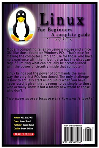 Linux: Linux Command Line - A Complete Introduction To The Linux Operating System And Command Line (With Pics): Volume 1 (Unix, Linux kemel, Linux ... HTML, CSS, C++, Java, PHP, Excel, code)