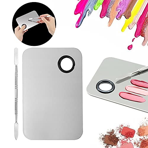 LIONVISON Paleta de Mezcla de Maquillaje con Espátula y 262 Piezas Aplicadores de Maquillaje Desechables Cepillos de Pestañas de Cepillos Labios Delineador de Ojos Clip de Maquillaje Chal