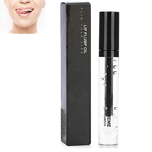 Lip Plumper Gloss, Natural Liquid Lipstick Enhancer humecta y elimina la sequedad. Mejora extrema. Plump Oil Formation.