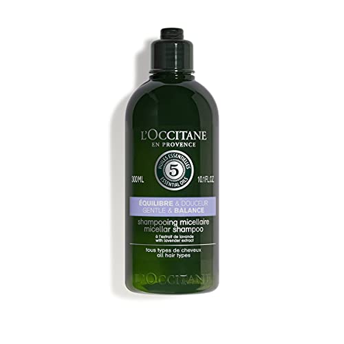 L'OCCITANE - Champú Suavidad Y Equilibrio - Cabello Normal - Uso Frecuente - Sin Silicona - 300 Ml