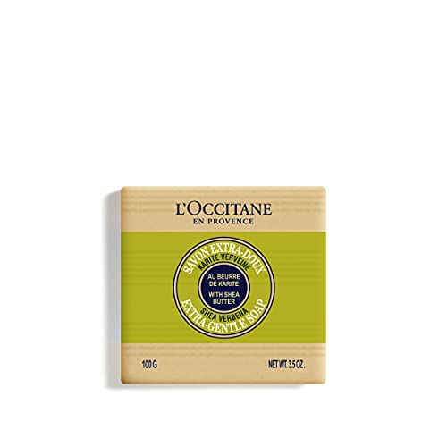 L'OCCITANE - Jabón Manteca De Karité Verbena - Sin Aceite De Palma - Rostro Y Cuerpo - 100 G