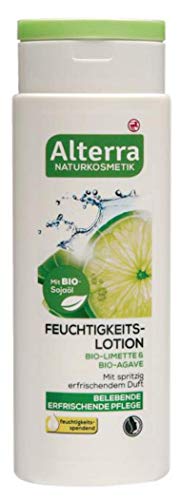 Loción hidratante de bio-limette y bio-ágave, cosmética natural.