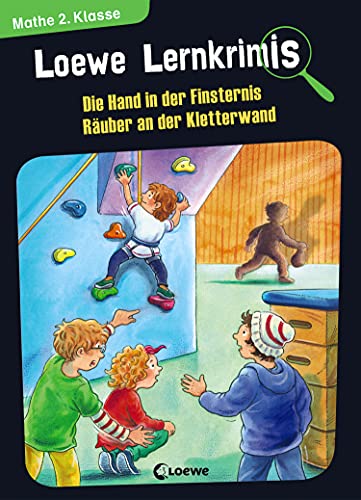 Loewe Lernkrimis - Die Hand in der Finsternis / Räuber an der Kletterwand: Spannendes Rätselbuch zum Mitmachen und Stärkung der Mathekenntnisse für die 2. Klasse (German Edition)