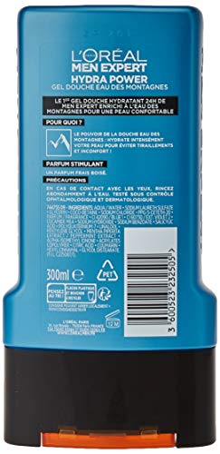 L'Oreal Men Expert Hydra de gel de ducha hidratante intenso Hombres 300 ml