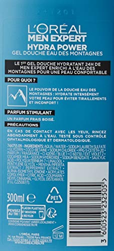 L'Oreal Men Expert Hydra de gel de ducha hidratante intenso Hombres 300 ml