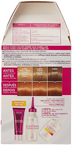 L'Oreal Paris Casting Crème Gloss Coloración Sin Amoniaco Casting Créme Gloss 834 Rubio Dorado