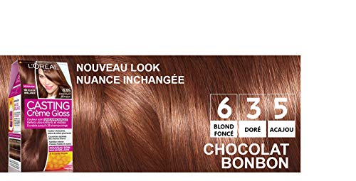 L'Oréal Paris Casting Crème Gloss Coloration Ton Sur Ton Sans Ammoniaque 6.35 Chocolat Bonbon