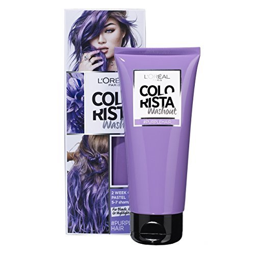 L'Oréal Paris Colorista Washout 2 Semaines Couleur Temporaire pour Cheveux Pourpre