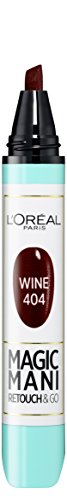 L'Oréal Paris Make-up designer Retocador de Uñas Instantáneo Magic Mani Vino 404-1 Retocador de Uñas