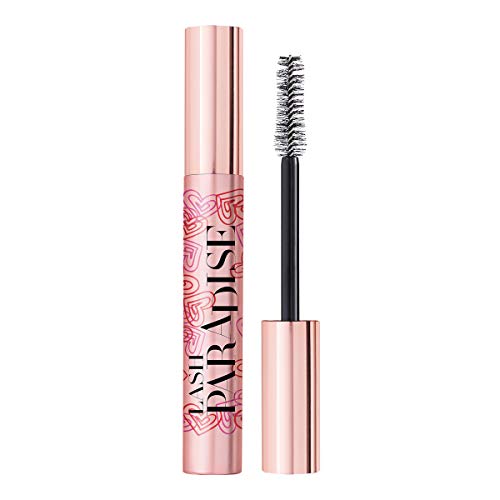 L'Oréal Paris Máscara de Pestañas Lash Paradise, Edición San Valentín, Efecto Volumen y Longitud, Negro, 21 g