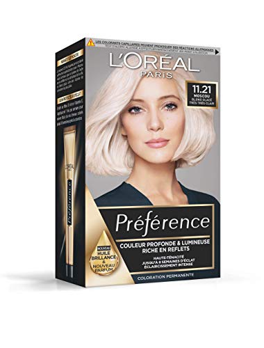 L'Oréal Paris Préférence Coloration Permanente 11.21 Moscou Blond Glacé Très Très Clair