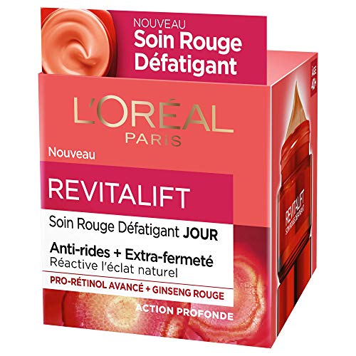 L'Oréal Paris - Revitalift - Soin Rouge Défatigant - Anti-Rides & Eclat - 50 mL