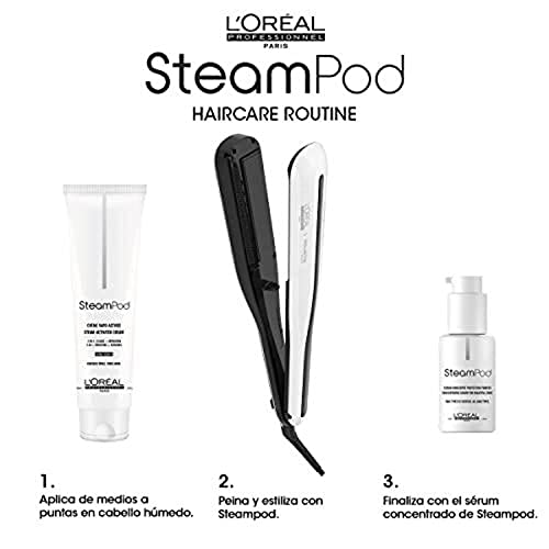 L'Oréal Professionnel | Leche de Alisado Steampod para Cabello Fino, 150 ml