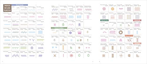 Los puntos del bordado esenciales: Más de 100 puntos explicados paso a paso