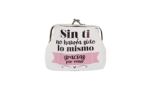 Lote de 20 Monederos Frases"GRACIAS POR VENIR" - Monederos con Frases Divertidas para Bodas, Bautizos y Comuniones. Monederitos y Carteras Originales Baratos para Recuerdos y Detalles