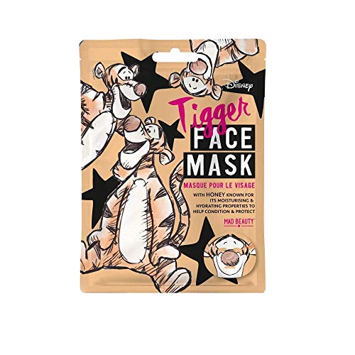 MAD Beauty Pack Mascarilla Facial + Banda Felpa Pelo Tiger, Translúcido, 25 Ml