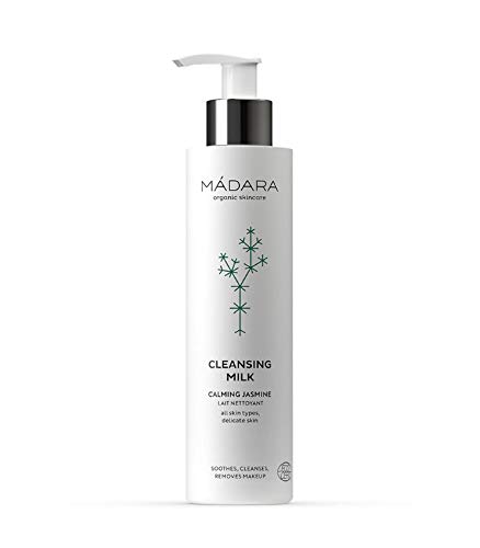 MÁDARA Organic Skincare | Leche Limpiadora - 200ml, Limpieza Suave, No Irritante, Con Complejo De Aceites Naturales, Apto Para Todo Tipo De Piel, Vegana, Certificada Ecocert, Envase Reciclable.