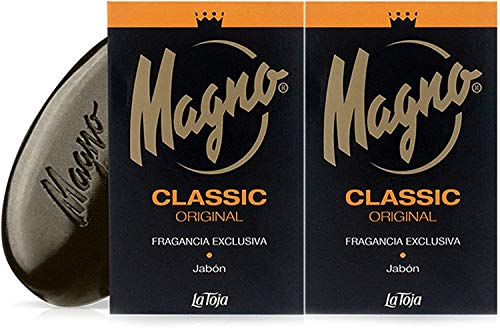 Magno - Jabón de manos - 2 pastillas de 125gr – Fragancia exclusiva y permanente – Suave y cremoso – Cuida tu piel