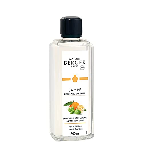 Maison Berger Paris – Recarga lámpara Berger 500 ml – Perfume de mandarina aromática