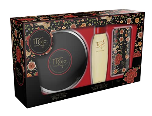 Maja Estuche de Regalo Talquera 150 g. + Eau de Toilette 50 ml. + Pañuelo