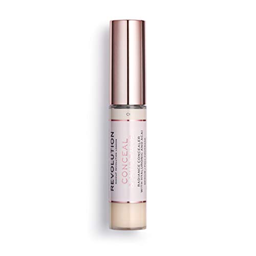 Makeup Revolution, Corrector Ocultar y Hidratar, C1, 13g