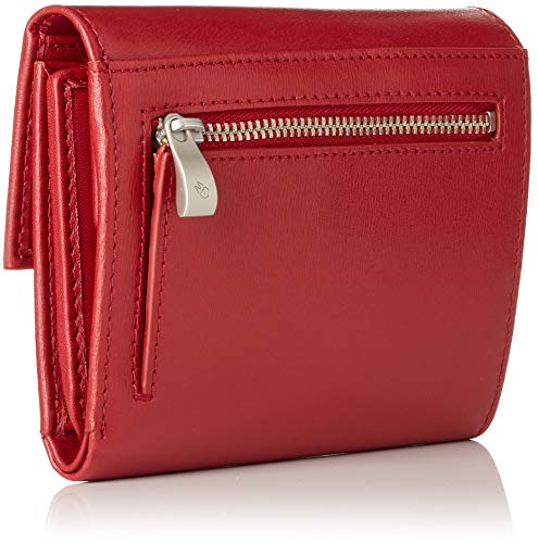 Mandarina Duck Hera 3.0 P10RAP14, Billetera para Mujer, Red, 13,5x9x3 (L x H x W)