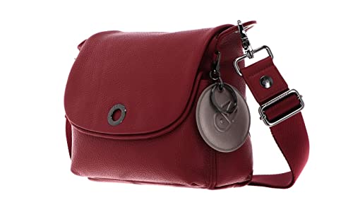 Mandarina Duck Mellow Leather Crossover Bag Rumba Red