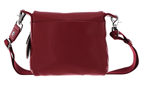 Mandarina Duck Mellow Leather Crossover Bag Rumba Red