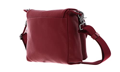 Mandarina Duck Mellow Leather Crossover Bag Rumba Red