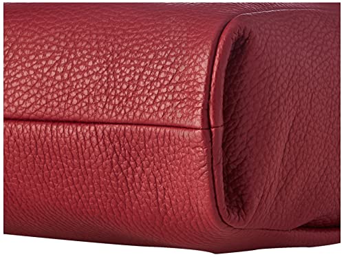 Mandarina Duck Mellow Leather P10FZT52, Bolso Bandolera para Mujer, Rumba Red, 26x24x10 (L x H x W)