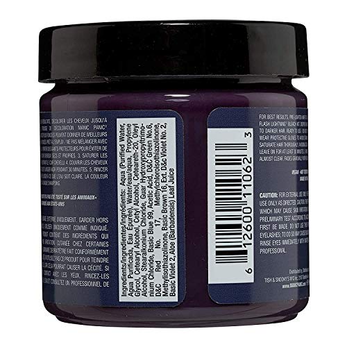 Manic Panic - Dark Star Classic Creme Vegan Cruelty Free Semi Permanent Hair Dye 118ml