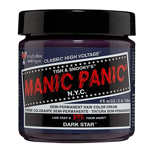 Manic Panic - Dark Star Classic Creme Vegan Cruelty Free Semi Permanent Hair Dye 118ml