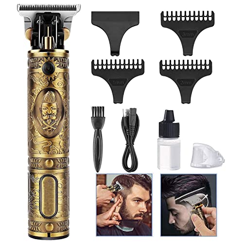 Maquina Cortar Pelo Profesional Hombre Cortapelos USB Recargable Barbero Inalámbrico,Recortadora de Barba Kit Silencioso Trimmer Electrica Hair Clippers,3 Peines Limitados,Para Familias,Peluqueros