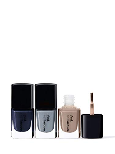 Marca Amazon - find. Weekend Getaway- Esmalte de uñas, n.3 unidades (n.4, n.13, n.14)