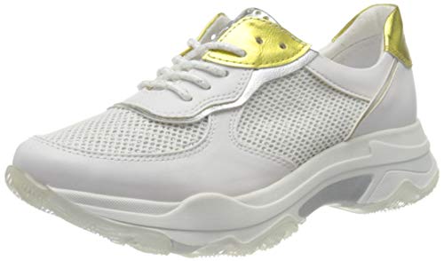 MARCO TOZZI 2-2-23758-24, Zapatillas Mujer, Blanco (White/Silver 191), 38 EU