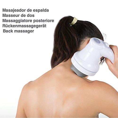 Masajeador eléctrico anticelulitico masajeadores pies | espalda | piernas | cervical | cuello Cinco cabezales, anti-celulitis, flacidez y recuperación muscular