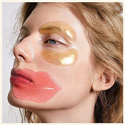 Mascarilla de Gel humectante para Labios Mascarilla de Labios regordetes Labios Mascarillas Hidratante Quita la Piel Muerta Regalo Anti Agrietado y antienvejecimiento para Mujeres y niñas