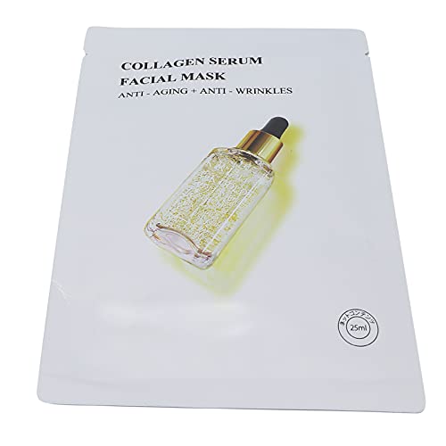 Mascarilla Facial Antiarrugas, Cuidado Reafirmante de la Piel, Mascarilla de Oro de 24 Quilates Portátil Compacta para Salón de Belleza para Mujeres, Tienda de Cosméticos