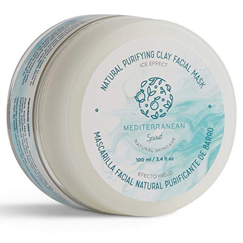 Mascarilla Facial Purificante Efecto Hielo Ingredientes Mediterráneos Naturales, 100 ml por Mediterranean Spirit