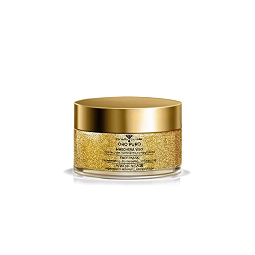 Mascarillas Facial con Acido Hialuronico Puro - Oro Coloidal - Regenera las Células Faciales y el Colágeno - Mascarilla Facial para Todo Tipo de Piel - 100ml