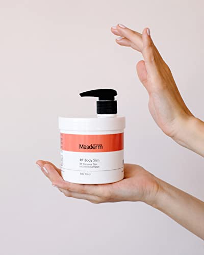 MASDERM | Pack Celulitis 3 en 1 | Aparato Radiofrecuencia Corporal + Crema Anticelulitis 500 ML + Parches Anticeluliticos | Masajeador Celulitis y Grasa | Cavitación y Radiofrecuencia Profesional