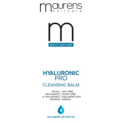 Maurens Champú Bálsamo Lavante Superhidratante Hyaluronic Pro, con ácido hialurónico, Keratina, sin Sal ni Sulfatos, 1000 ml