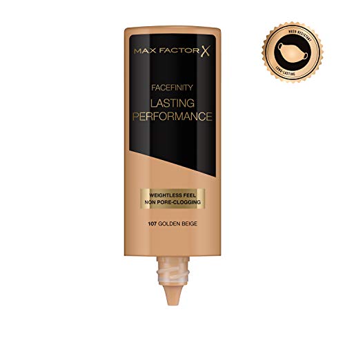 Max Factor Max Factor Lasting Performance Base de maquillaje Líquida Tono 107 Golden Beige - 35 ml