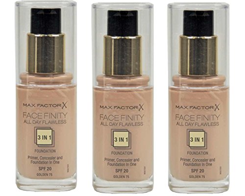 Max Factor.Max Factor Face Finity 3In1 Foundation 75 Golden 30Ml