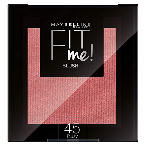 Maybelline New York Fit Me! Colorete 45 Ciruela 3 unidades, 4,5 g